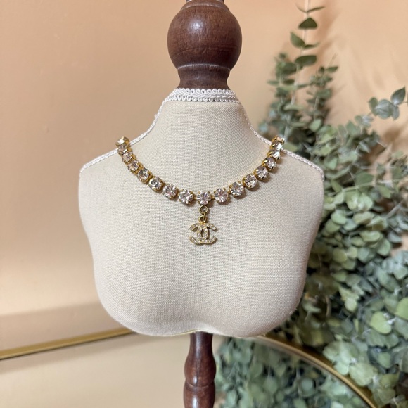 CHANEL Jewelry - Vintage 1996 Crystal CC necklaces